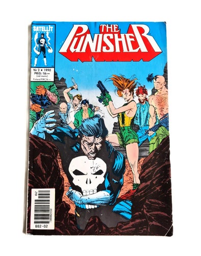 THE PUNISHER 1990 nr 2 Fint ex FN- MARVEL SUPERHJÄLTAR MANGA JAPAN SHADOWMASTER