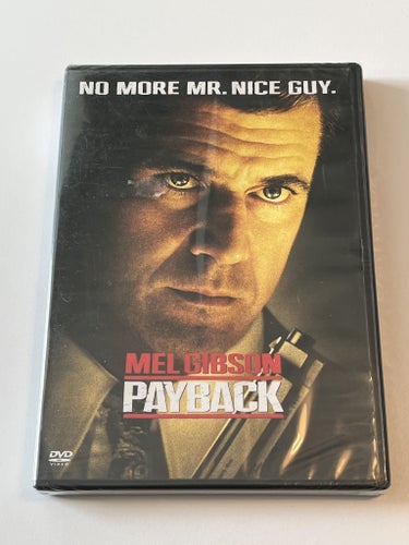Payback (Mel Gibson & Gregg Henry, 1999). Inplastad DVD