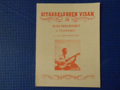 Gitarrklubben Visan Slägtregistret ur Filikromen