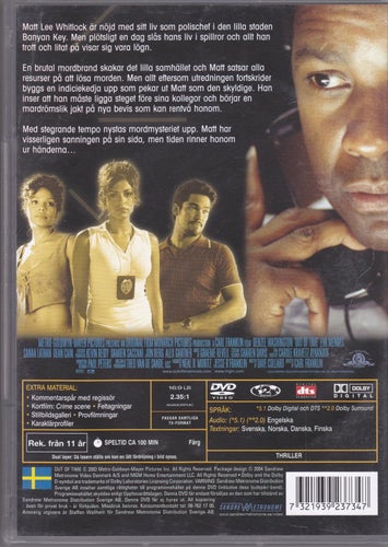 DVD / Out Of Time / Denzel Washington, Eva Mendes, Dean Cain / Nära nyskick