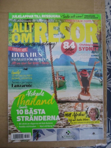 Allt om Resor Nr:12-2018 (Amelia Adamos Afrika, 10 bästa stränderna i Thailand