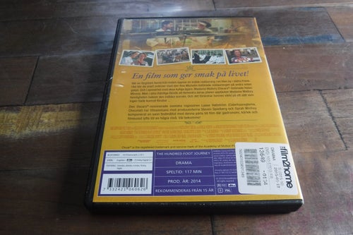 DVD 100 steg från Bombay till Paris