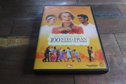 DVD 100 steg från Bombay till Paris