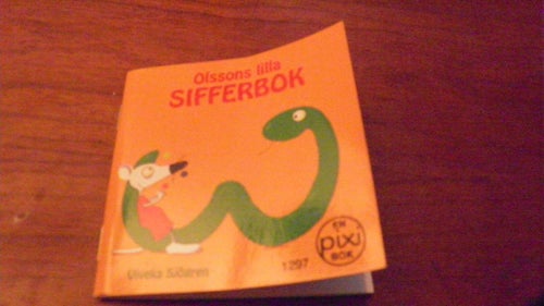 Olssons lilla sifferbok Pixi nr 1297