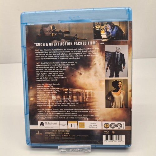 Attack on Wall Street - Dominic Purcell - Blu-ray film, Svensk text, Fint skick