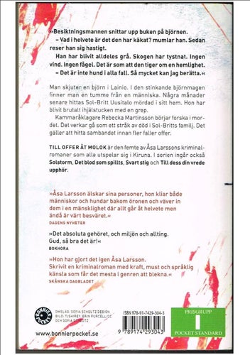 TILL OFFER ÅT MOLOK - Åsa Larsson (2013)