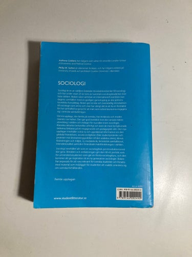 Sociologi av Anthony Giddens och Philip W. Sutton