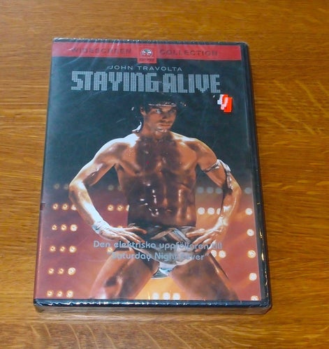 Staying Alive (1983) - DVD - SVENSK TEXT - John Travolta - INPLASTAD
