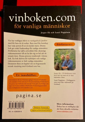 (328) Vinboken.com för vanliga människor, Jesper Ek och Lauri Pappinen, 2000