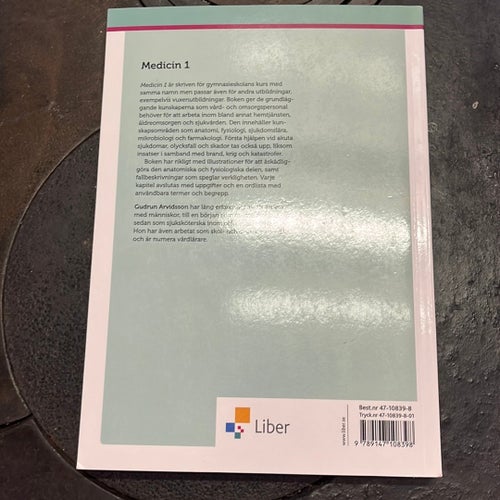 Medicin 1 av Gudrun Arvidsson