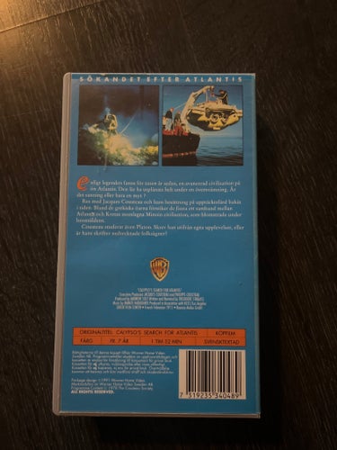 Cousteau: Sökandet Efter Atlantis (VHS)