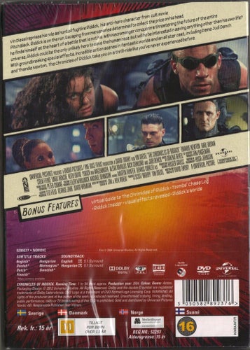 CHRONICLES OF RIDDICK - DVD (INPLASTAD)