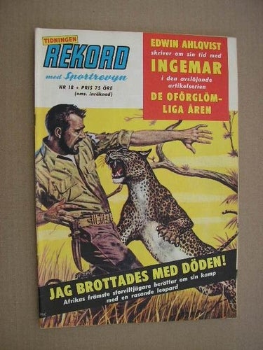 Rekord med Sportrevyn / Rekordmagasinet 1964 Nr. 18 Lagbild: Arsenal