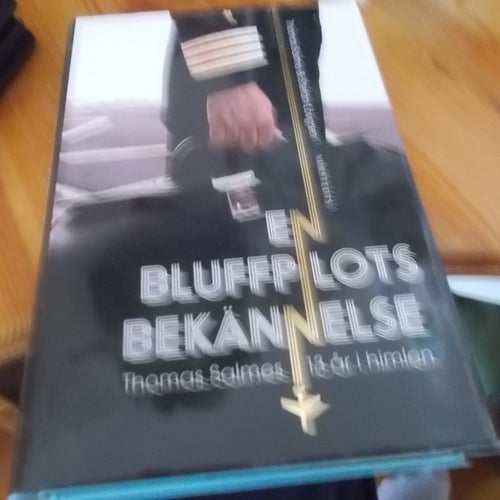 INBUNDEN BOK THOMAS SALEMS 13 ÅR I HIMLEN EN BLUFFP LOTS BEKÄNNELSE