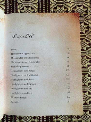 The Secret Hemligheten av Rhonda Byrne, 2007