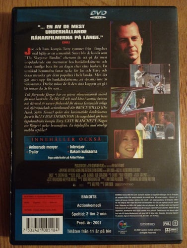 Bandits DVD 2001