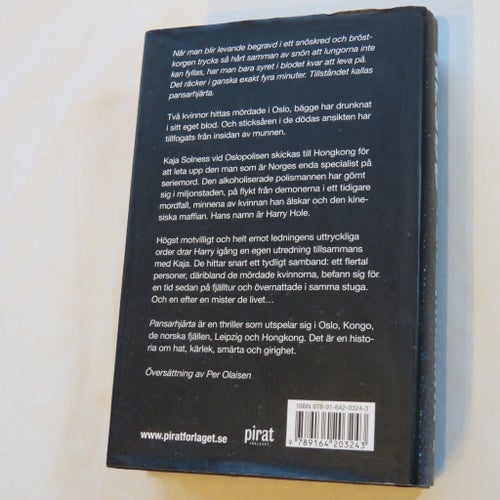 Pansarhjärta av Jo Nesbø, 2009