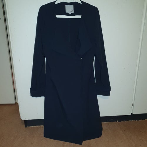 Lager157 mörk blå trenchcoat storlek M