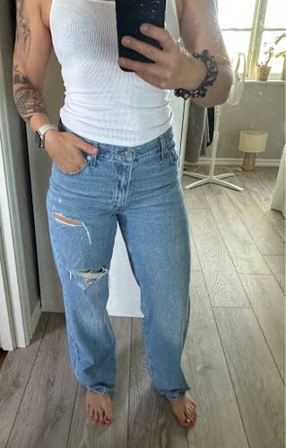Levi's jeans baggy dad, storlek W26 L30
