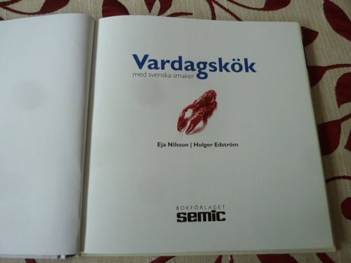 VARDAGSKÖK MED ENKLA SMAKER, EJA NILSSON, 2009, BOK