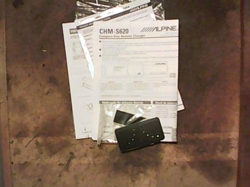 Alpine, CHM-S620, CD-växlare instruktionsbok