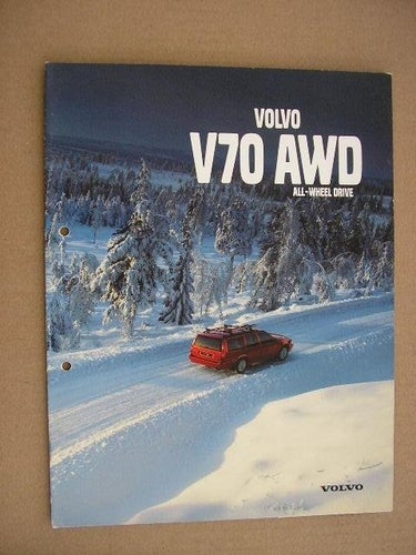 VOLVO Försäljningsbroschyr V70 AVD 1998