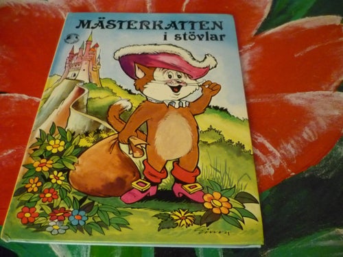 BOK, 3 STYCKEN BARNBÖCKER, MÄSTERKATTEN I STÖVLAR, CIRKUSELEFANTEN ELLA RYMMER