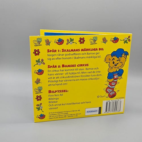 Bamses Bilpyssel och Sagor - CD Skriva Bok Bamse