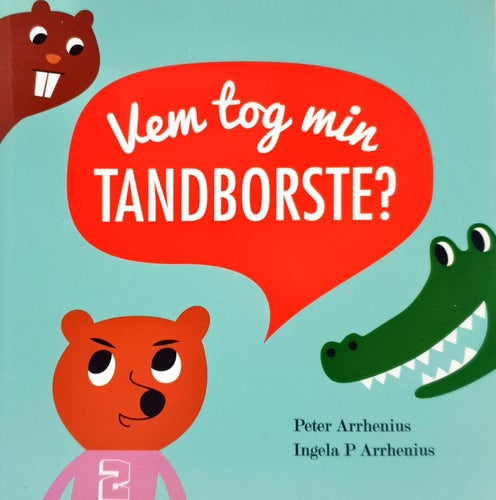 Krokodilen i Tandborstarskolan Minibok Fri Frakt