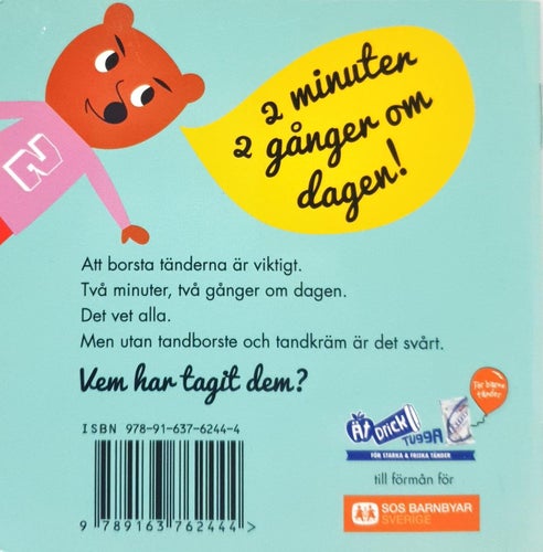 Krokodilen i Tandborstarskolan Minibok Fri Frakt