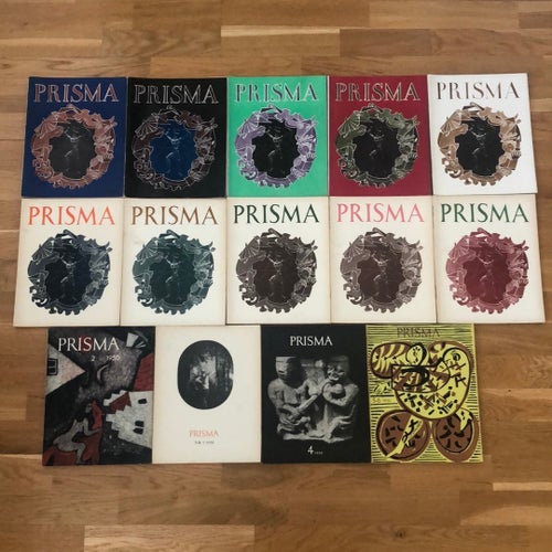 Prisma, 14 nr från 1948-1950. Bland annat nr 1 årgång 1.
