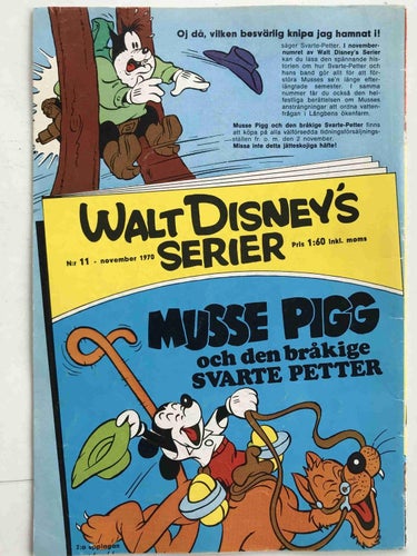 Walt Disney´s Serier - 1970:10 FN+