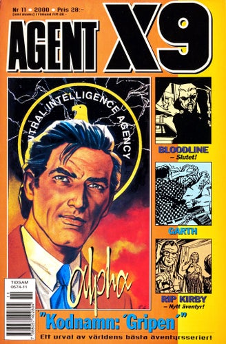Agent X9 Serietidning 2000 nr 11 (Oläst arkivex)