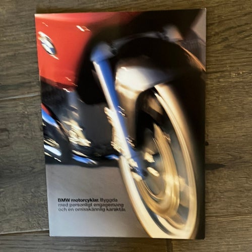 BMW motorcyklar. Broschyr 1999