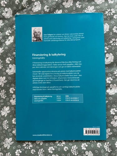 Finansiering & kalkylering Lösningshäfte av Sven Tullgren, Upplaga 2