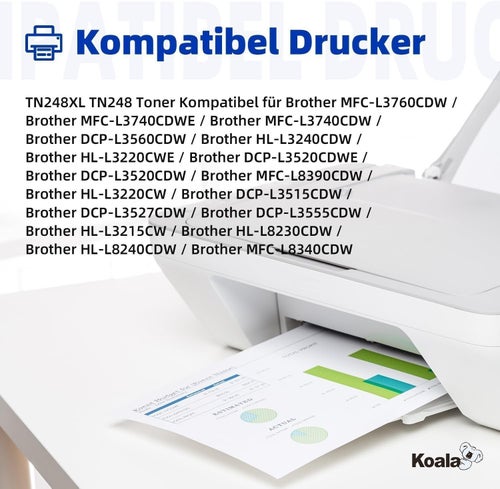 Koala Lasertoner TN248XL Kompatibel med Brother TN248 XL