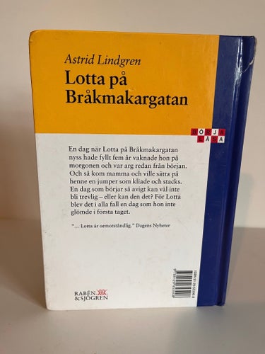 Bok Lotta på Bråkmakargatan av Astrid Lindgren, 1990
