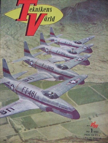 TEKNIKENS VÄRLD 1953/1.Nylon.Nitrocellulosa.Ferrari TT.Vincent Comet.Peugeot 203