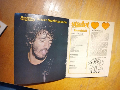 Starlet 1977 nr 43 Starlet tjejen Helena, 5000 Volts, Bruce Springsteen. Very G+
