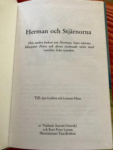 HERMAN OCH STJÄRNORNA Kurt Peter Larsen Vladimir Oravský 1989