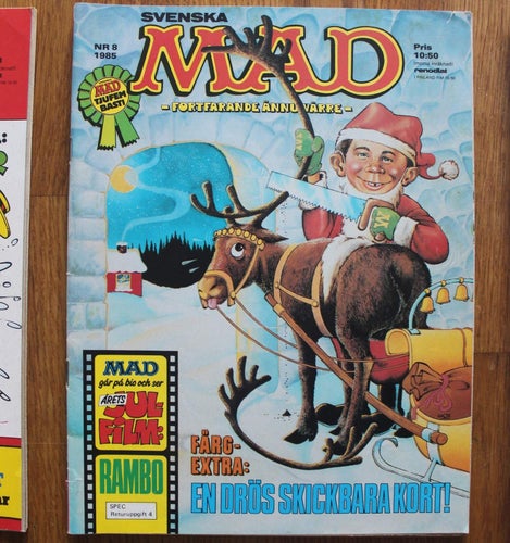 SVENSKA MAD 1985 : 8 med bilaga