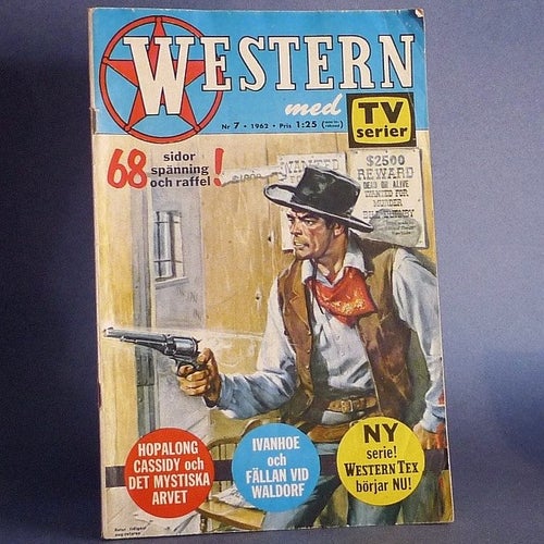 Western med TV-serier Nr 7, 1962. Hopalond Cassidy, Ivanhoe