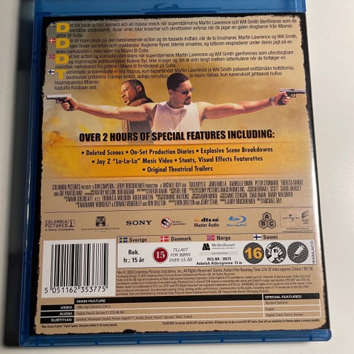 Bad Boys II (2003) - Blu-ray - Nordisk utgåva