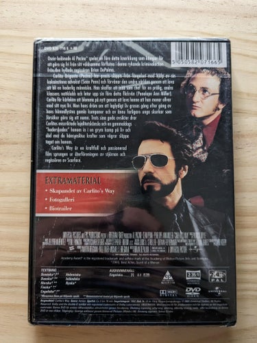 Carlito´s way - Inplastad - Al Pacino - Sean Penn - Brian De Palma