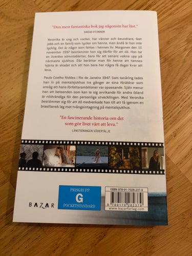 Veronika bestämmer sig för att dö av Paulo Coelho