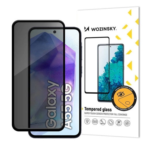 Wozinsky Samsung Galaxy S25 Edge Privacy Härdat Glas Skärmskydd - Heltäckande