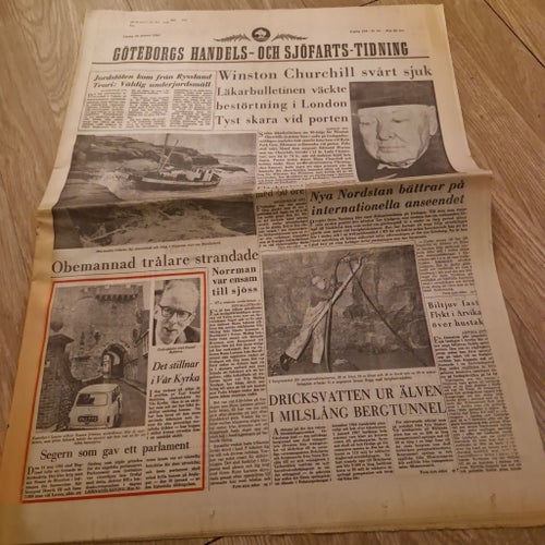 Göteborgs Handels- och Sjöfartstidning från 1965