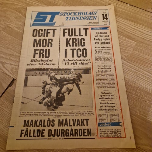 Stockholms-Tidningen från 14 januari 1966