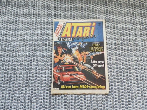 *SÄLLSYNT* Atarimagazin bilaga till Datormagazin nr 4-89