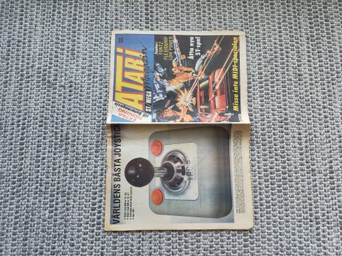 *SÄLLSYNT* Atarimagazin bilaga till Datormagazin nr 4-89